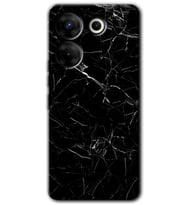 Tecno Camon 20 Pro 4G Kılıf HD Desen Baskılı Kılıf - Siyah Mermer