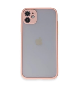 Apple iPhone 11 Kılıf Montreal Silikon Kapak - Pembe