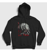 Presmono Unisex Siyah Blood Iron Maiden Kapüşonlu Sweatshirt 85507tt