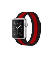 Apple Watch 38mm Metal Mıknatıslı Kordon - Siyah-kırmızı