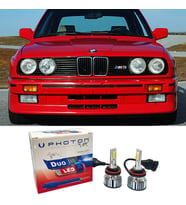 Bmw E30 Led Xenon Kısa Far Ampulü H1 Duo Yeni Seri Beyaz