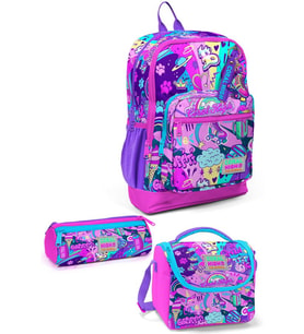 Coral High Kids Grafiti Desenli 3'lü Okul Çanta Seti SET0123760