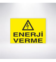 Enerji Verme 21x28 Arkası Yapışkanlı Levha
