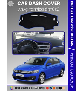 CITROEN C-ELYSEE (2012-2021) Torpido Örtüsü Ön Göğüs Torpido Koruma Tam Uyum Kolay Montaj