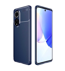 Huawei Honor 50 Kılıf Zore Negro Karbon Tasarım Silikon Kılıf (Lacivert)