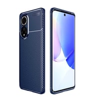 Huawei Honor 50 Kılıf Zore Negro Karbon Tasarım Silikon Kılıf (Lacivert)