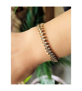 XUPING ÇİVİ MODEL BİLEKLİK 19+3CM-ROSE RENK ACR8564