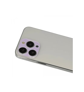 Newface Apple iPhone 13 Pro Max Rainbow Kamera Lens Koruma Cam - Mor