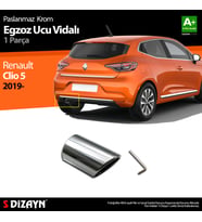 Renault Clio 5 Krom Egzoz Ucu Vidalı 2019 Üzeri