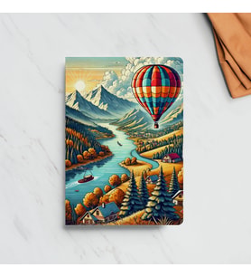 Balonla Dünya Turu Mini Defter