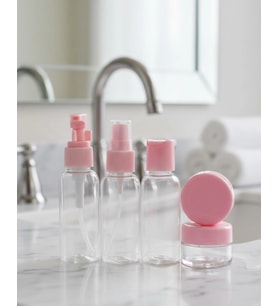 Mey İthalat® Taşınabilir 5’li Seyahat Kozmetik Şişe Seti 30 ml Sızdırmaz