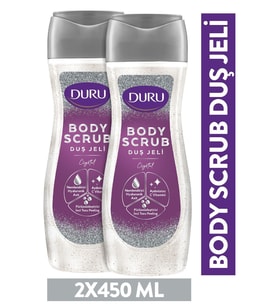 Duru Body Scrub Crystal Duş Jeli 2x450 Ml