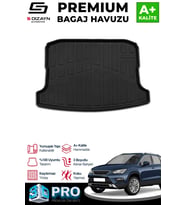 S-Dizayn Seat Ateca 3D Pro Bagaj Havuzu 2016 Üzeri A+ Kalite
