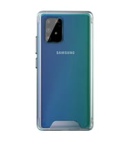 Samsung Galaxy A91 (S10 Lite) Kılıf Şeffaf Sararmaz Gard Silikon (Renksiz)