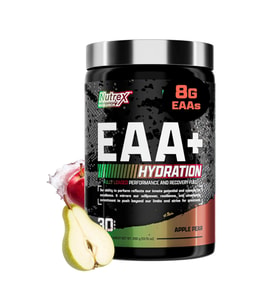 Nutrex Research EAA Hydration  EAAs + BCAA Powder  Muscle Recovery, Strength, Muscle Building, Endurance  8G Essential Amino Acids + Electrolytes  30 Servings