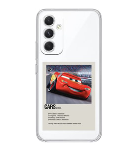 Samsung Galaxy A25 Uyumlu Cars Mcqueen Desenli Şeffaf Telefon Kılıfı