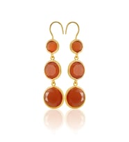 Kadir Jewellery 22 Ayar Altın Kaplama Vintage Küpe -El İşçiliği Ve Hipoalerjenik Küpe