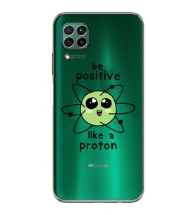 Huawei P40 Lite Uyumlu Baskılı Yumuşak Silikon Şeffaf Telefon Kılıfı