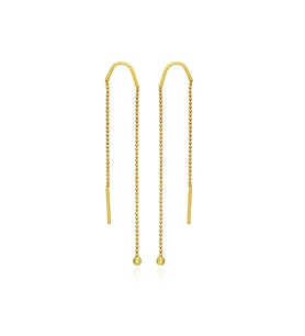Barika Jewelry Kadın Dorikalı Sallantılı Zincir Küpe