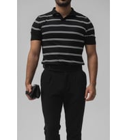 Erkek Paralel Polo Yaka Slim T-shirt
