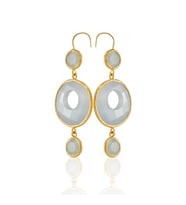 Kadir Jewellery 22 Ayar Altın Kaplama Kadın Sallantılı Küpe -El İşçiliği Ve Hipoalerjenik Küpe