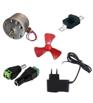 Adaptörlü Anahtarlı Soketli Basit Motor Deney Seti - Öğrenci Elektrik Devresi