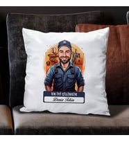 Kişiye Özel Hediye Karikatürlü En Yakışıklı Çilingir Yastık