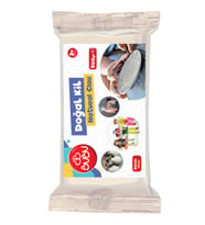 Bubu Doğal Kil Seramik Hamuru 500Gr Beyaz