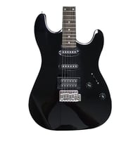 Angel AEG06-BK Siyah Elektro Gitar  SG Tipi Gövde Agresif Rock Tonu