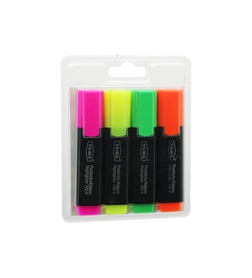 YUMA YM-792-4 792-T-Y-S-P 4PCS FOSFORLU KALEM TURUNCU - YEŞİL - SARI - PEMBE (5680)