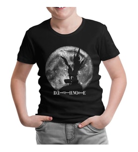 Death Note - Moon 2 Siyah Çocuk Tshirt