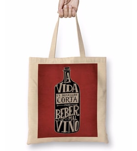 Vino Solo Bueno Bez Çanta Uzun Saplı