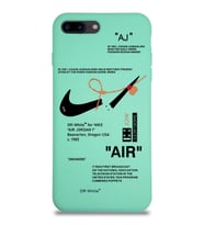 Apple iPhone 7 Plus Uyumlu Lansman Kılıf Sneakers Tasarımlı Altı Kapalı İçi Kadife Kaplı  Kapak (Şeffaf)