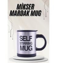 Karıştırıcı Özellikli Mikser Kupa Bardak Termos Bardak