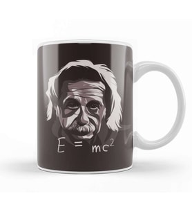 Albert Einstein Kupa Bardak Porselen