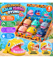BIG085102 Eğlenceli Balık Isırığı Oyunu Stand 6LI 1 Adet Fiyatıdır.