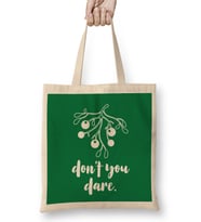 Christmas Mistletoe Don't You Dare Bez Çanta Uzun Saplı