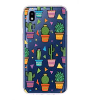 PrintiFy Samsung Galaxy A2 Core ile Uyumlu 1mm Slim Fit Water Color 4 Baskılı Şeffaf  Kılıf