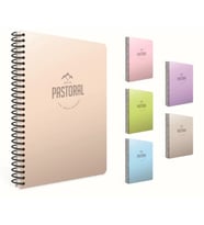 GIPTA PASTORAL SPİRALLİ PP.KAPAK 17X24 96 YP. ÇİZGİLİ DEFTER