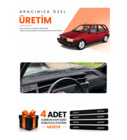 FIAT TİPO (1992-1997) DİJİTAL KONSOL Uyumlu Torpido Koruma Örtüsü Oto Kılıfı - Siyah