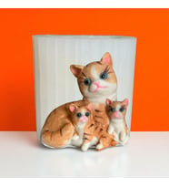 Kedi ve Yavruları Silikon Kalıbı