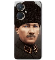 Vivo Y27 Kılıf HD Desen Baskılı Kılıf - Başkomutan Atatürk