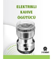 Kahve Ve Baharat Değirmeni  Kompakt, Hafif, Hızlı Öğütme, Şeffaf Kapaklı, Kolay Kullanım