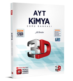 3D Yayınları Ayt Kimya 3D Tamamı Video Çözümlü Soru Bankası (23)