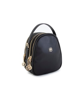Nas Bag Mini Kadın Çapraz Çanta - Siyah Kuzu