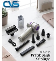CVS DN 4734 Pratik Şarjlı Süpürge 20000 PA 3 KADEMELİ Üfleme & Vakum
