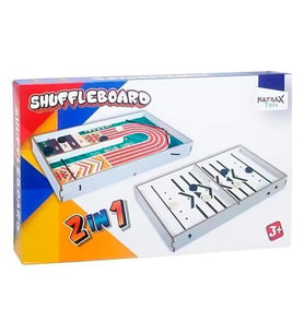 SHUFFLEBOARD 2 Sİ 1 ARADA OYUN SETİ