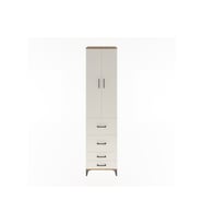 Hyperion Dolap 4 Raflı 4 Çekmeceli 2 Kapaklı 60x44x243 Çam-Aytaşı