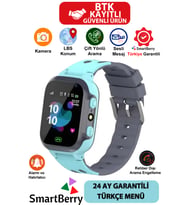 Çocuklar İçin Konum Takipli Akıllı Saat, Sim Kart ve LBS + SOS Özellikli