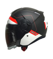 FR665 Fast Motosiklet Kaskı Yarım Açık Güneş Vizörlü Motorcu Kask